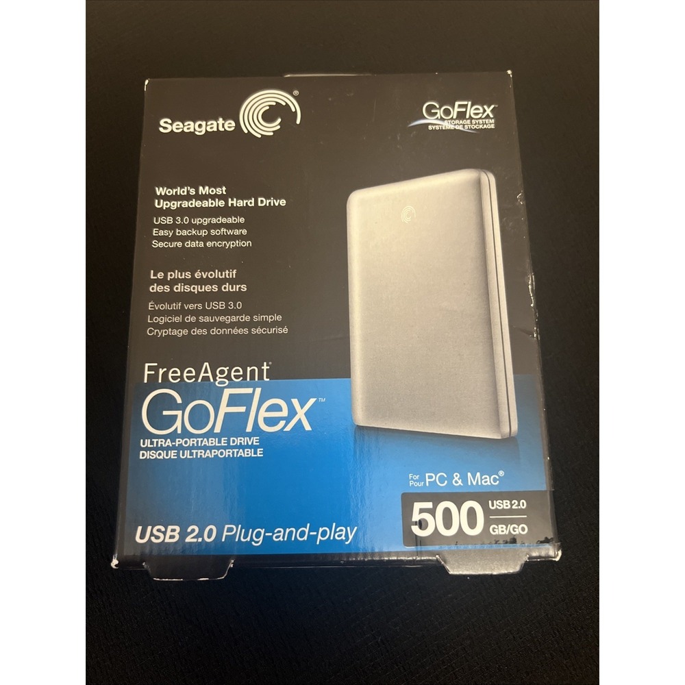 Seagate FreeAgent GoFlex Ultr-Portable Drive 500GB USB 2.0 Sealed